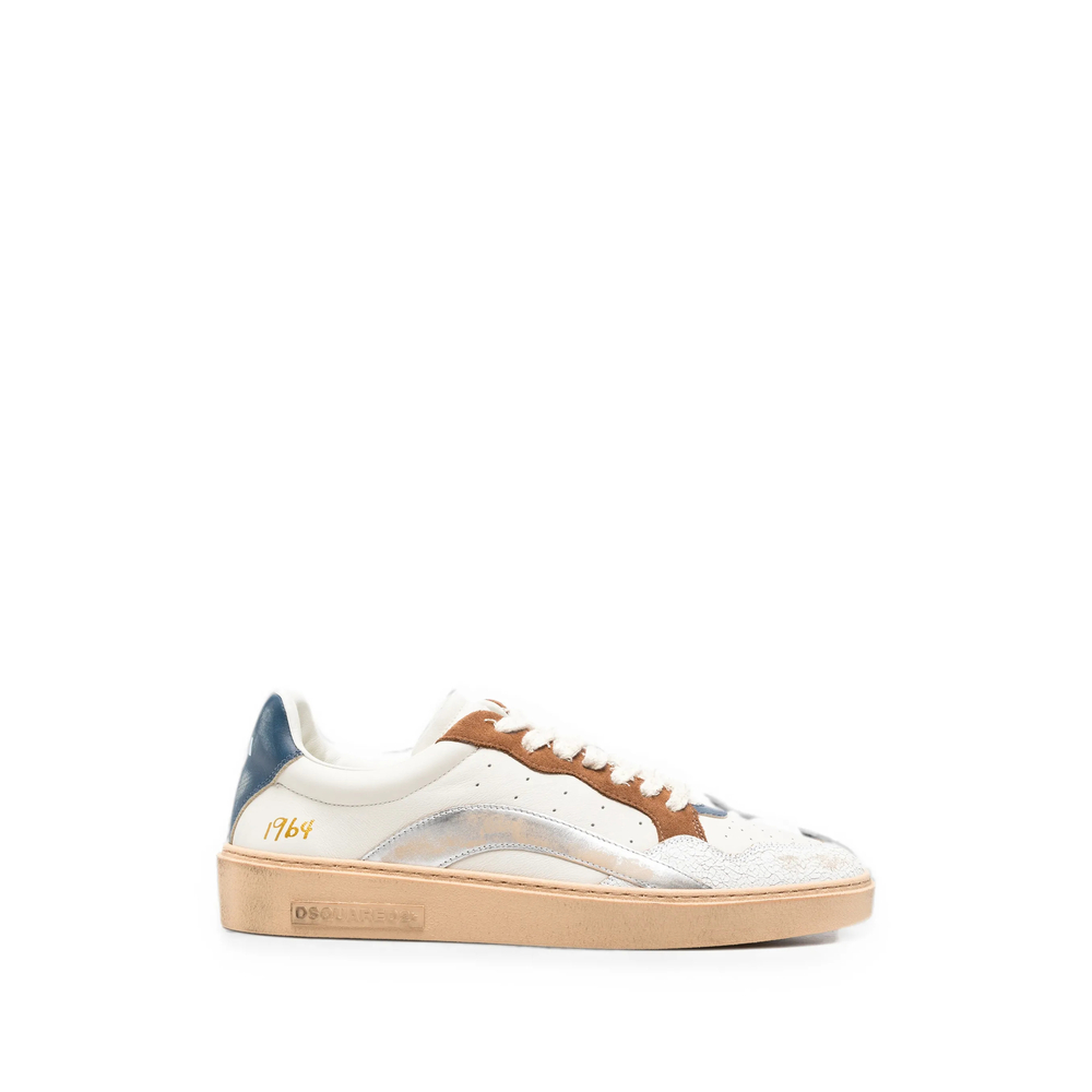 Dsquared2 Distressed Panelled “White/Blue” (SNM0494 01509031 M4293)