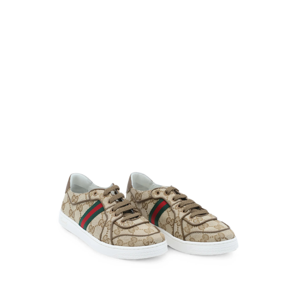 Gucci GG Supreme Web-stripe “Neutrals/Brown” (873450 FAF5F 9644)