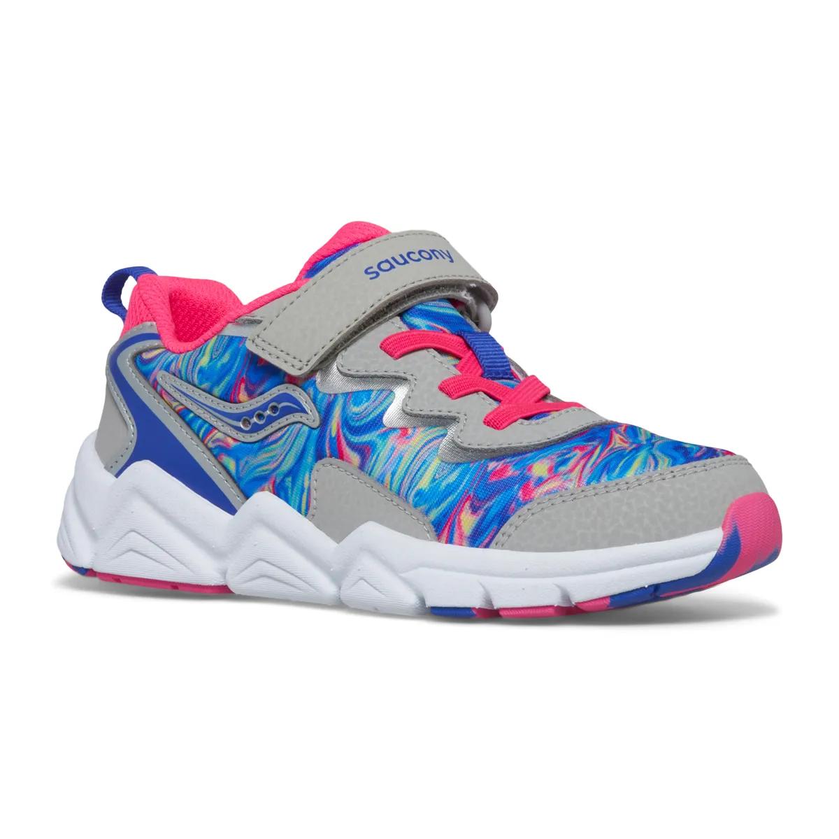Saucony Flash 3.0 AC PS “Grey / Pink / Blue” (SK167805)