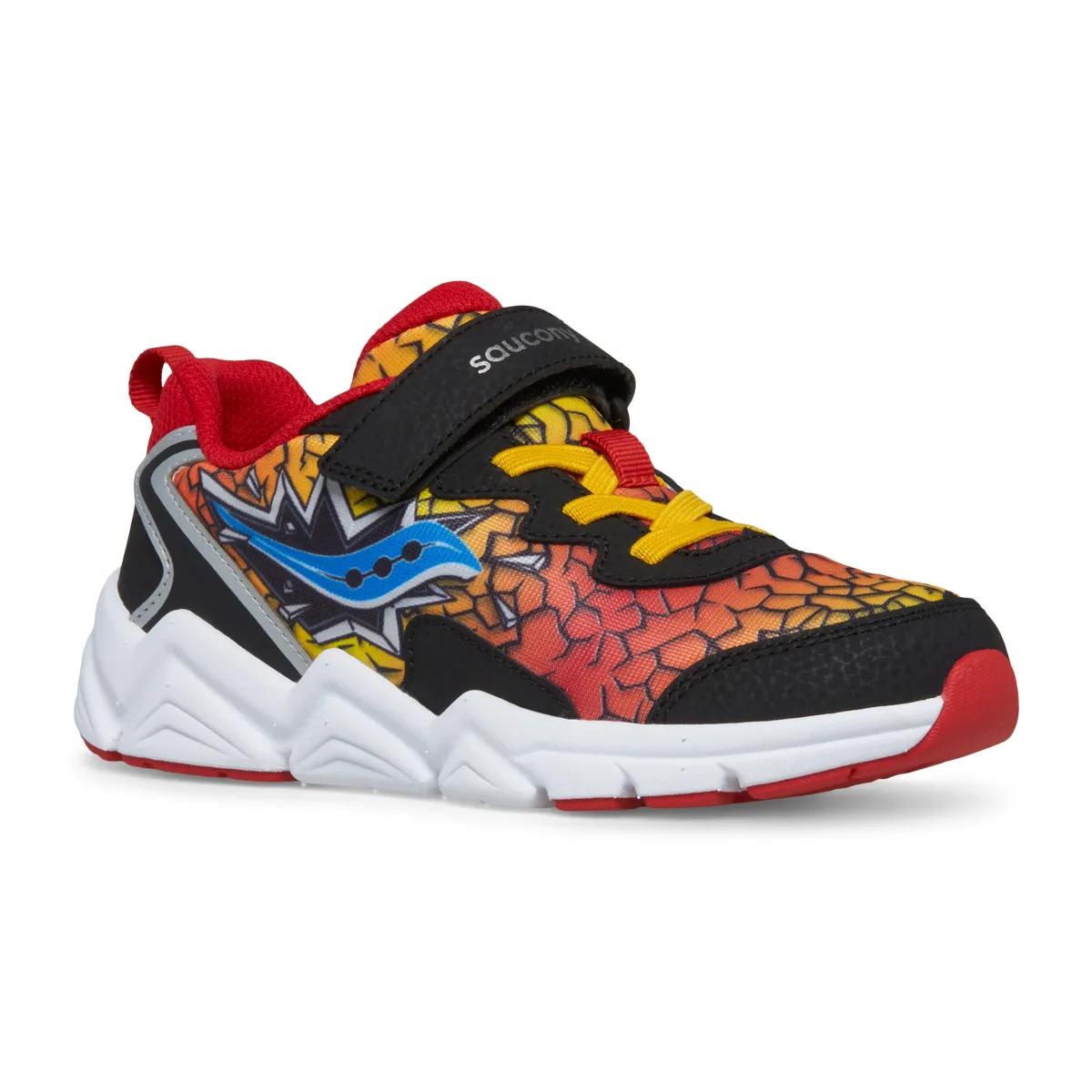Saucony Flash A/C 3.0 PS “Black / Red / Yellow” (SK267804)