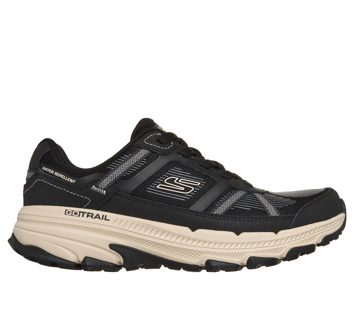 Skechers GO RUN Trail Altitude 2.0 – Red Rock Sneaker Zwart/Natuurlijk