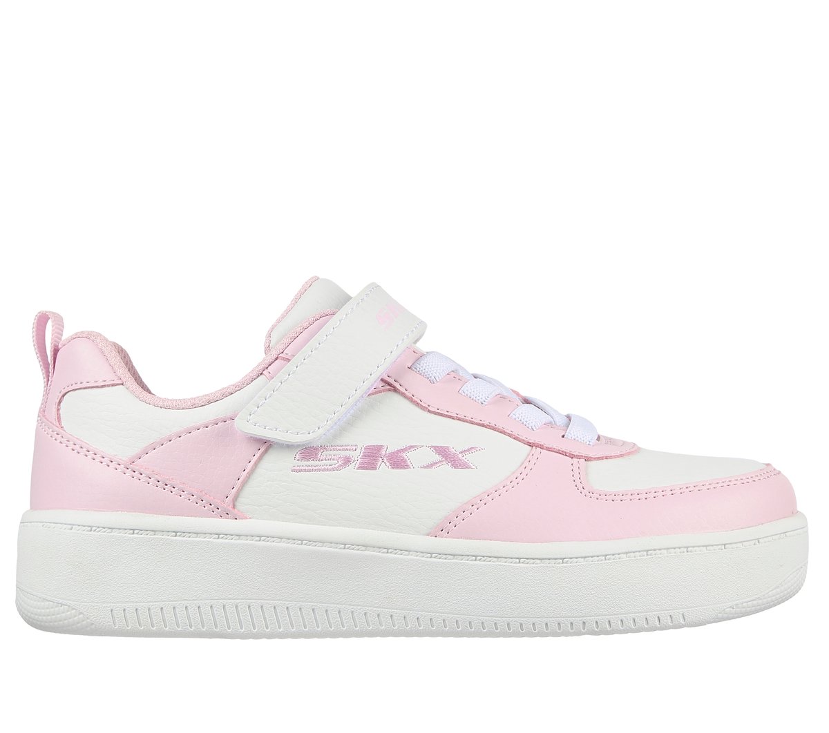 Skechers Sport Court 92 Sneaker Wit/Roze