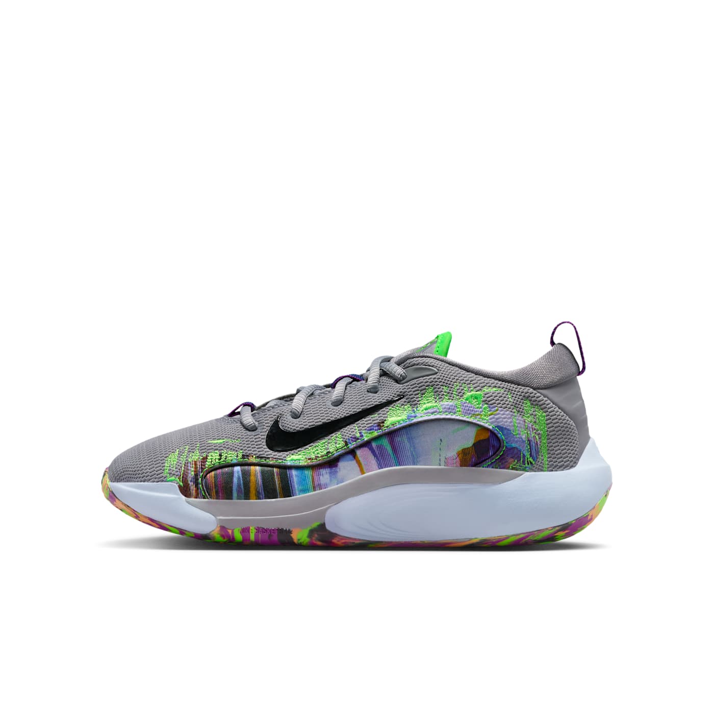 Nike IsoFly Cement Grey / Black / Vivid Purple (HV2281-001)