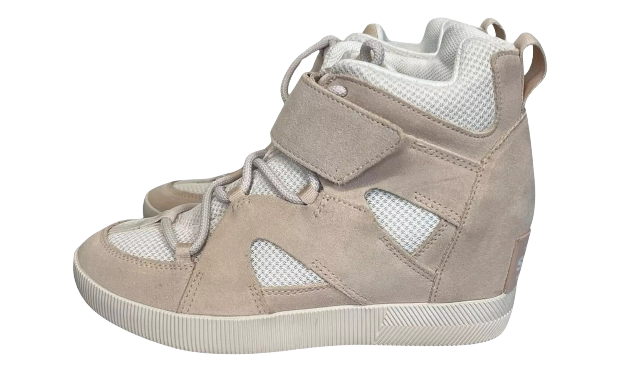 Sorel Out N About™ Sport Wedge Womens “Chalk / Nova Sand” (NL4980-192)
