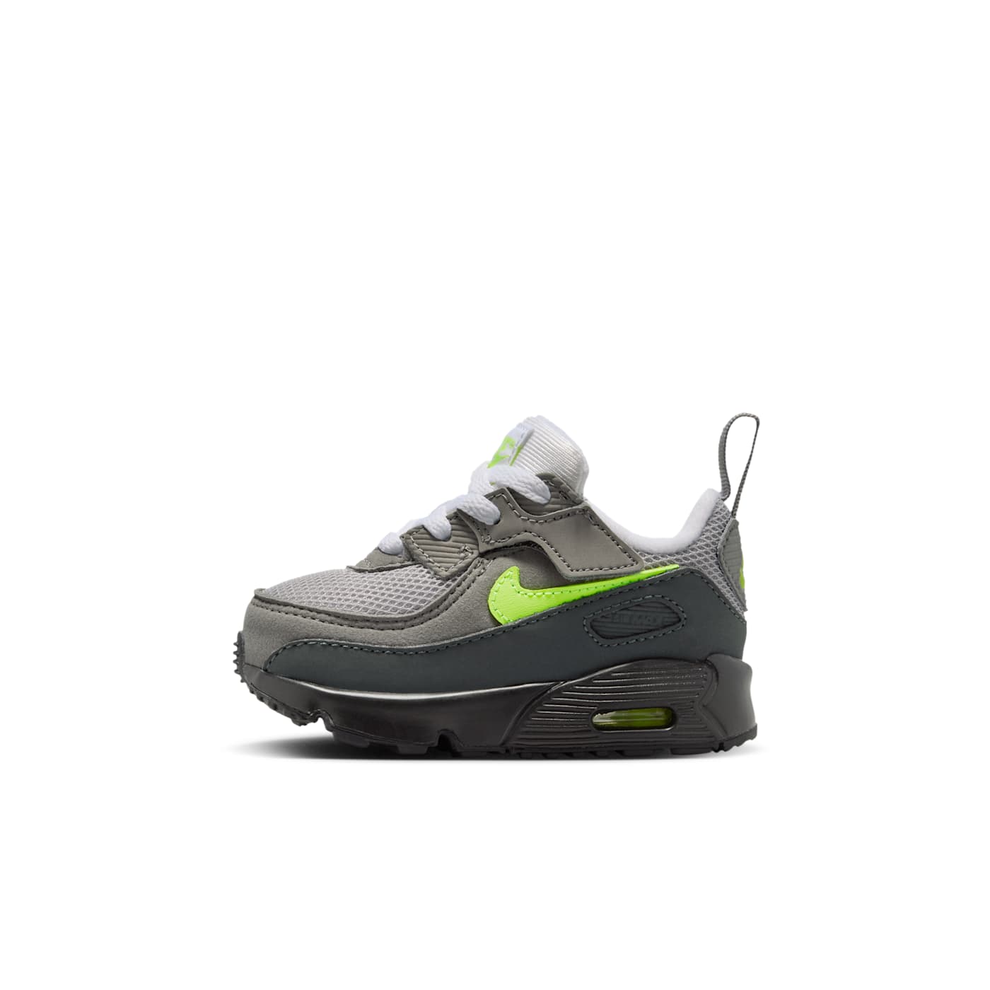 Nike Air Max 90 Zwart/Anthracite/Light Charcoal/Neon Yellow (IQ9029-001)