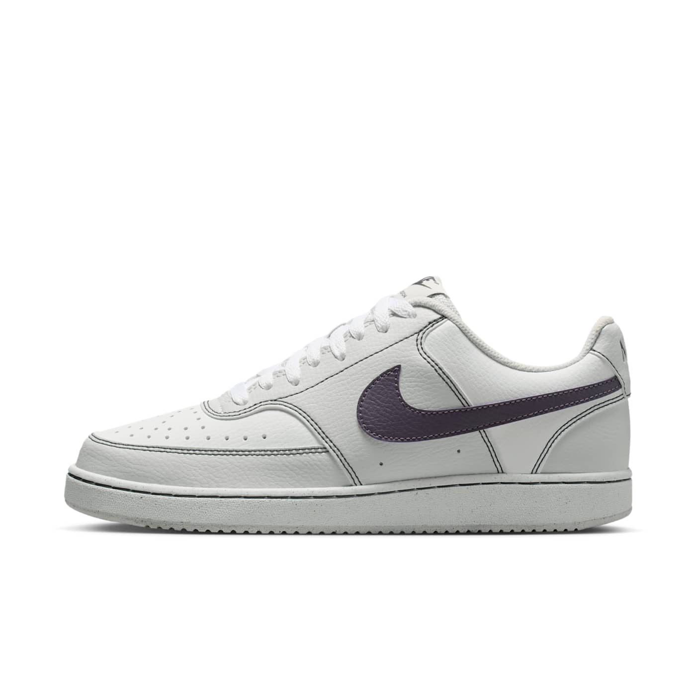Nike Court Vision Low Next Nature CS Vast Grey White Dark Raisin (IO9552-001)