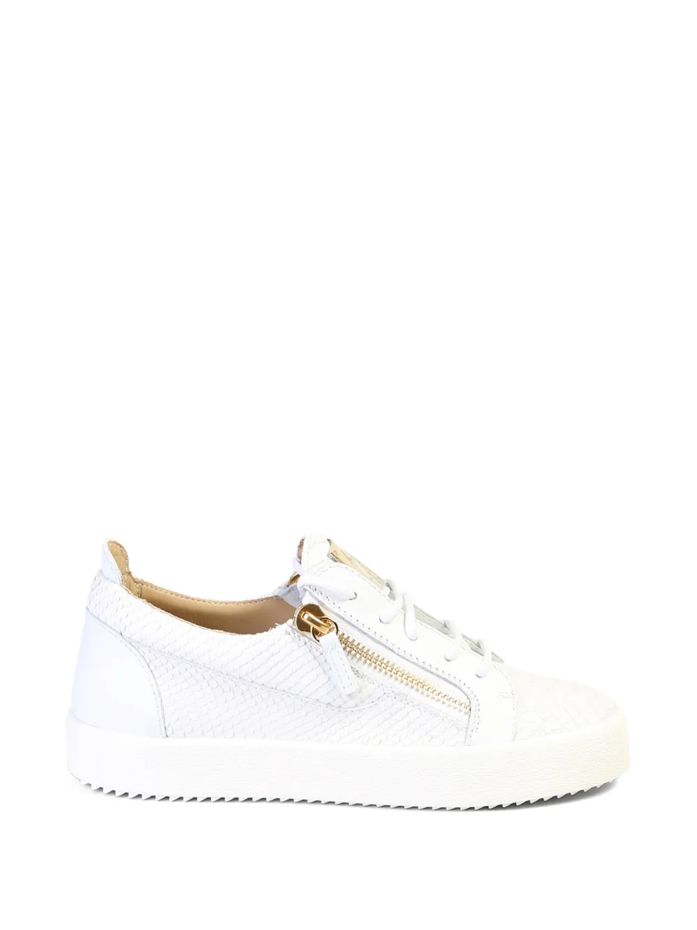 Giuseppe Zanotti ‘Nicki’ Sneakers mit Schlangenleder-Optik – Schwarz (RW70000014)