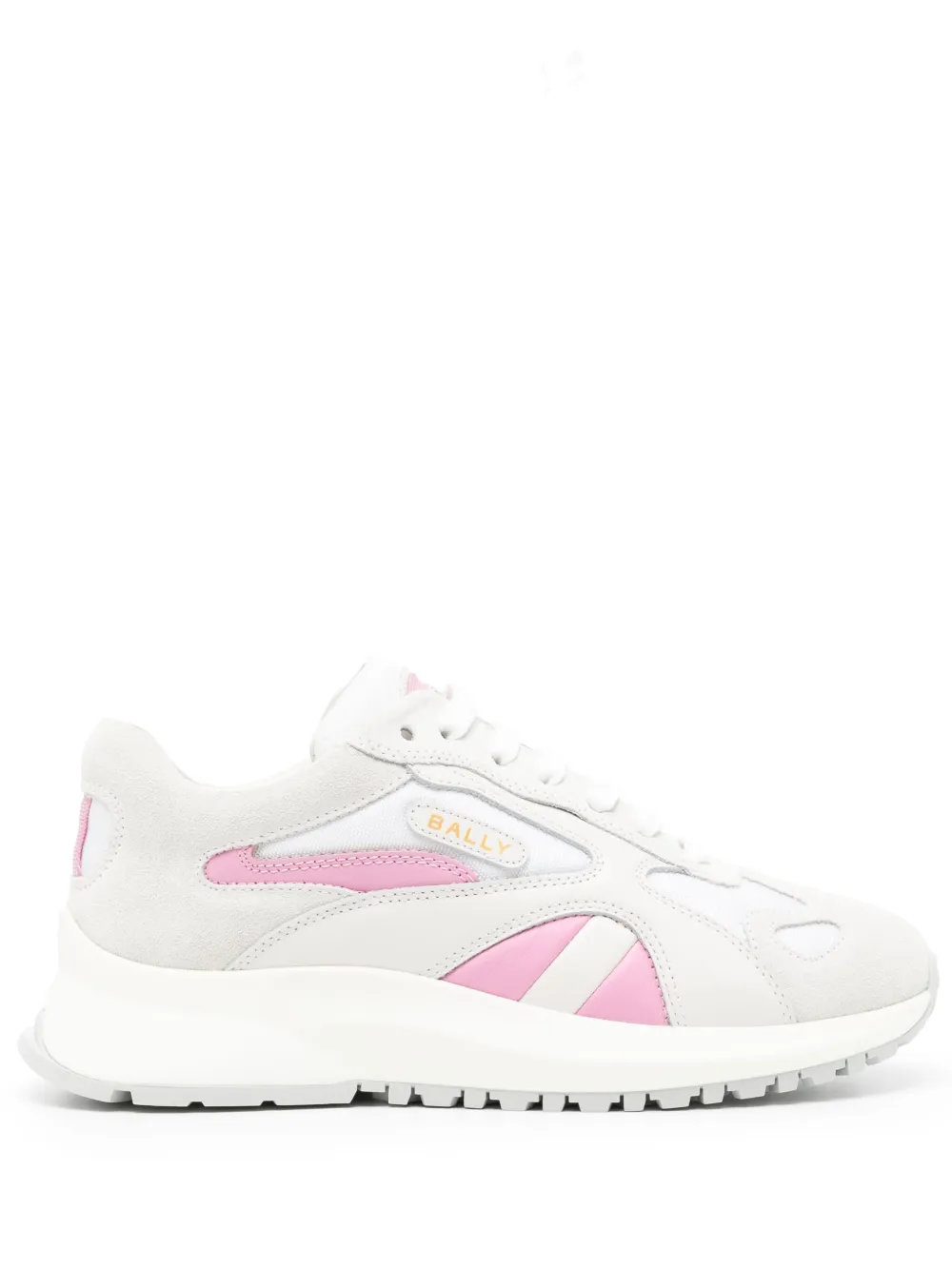 Bally Leren sneakers met contrasterend vlak – Wit (WK008ITE027)