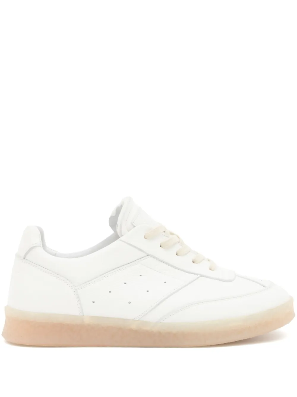 MM6 Maison Margiela Sneakers mit gesticktem Logo – Weiß (S59WS0212P7016)