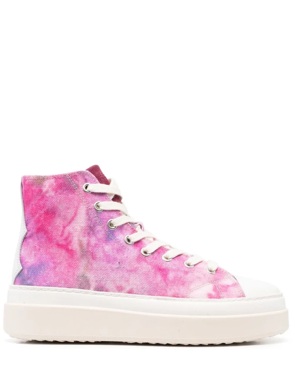 ISABEL MARANT High-Top-Sneakers mit Schnürung – Rosa (BK0024FAA1E78S)