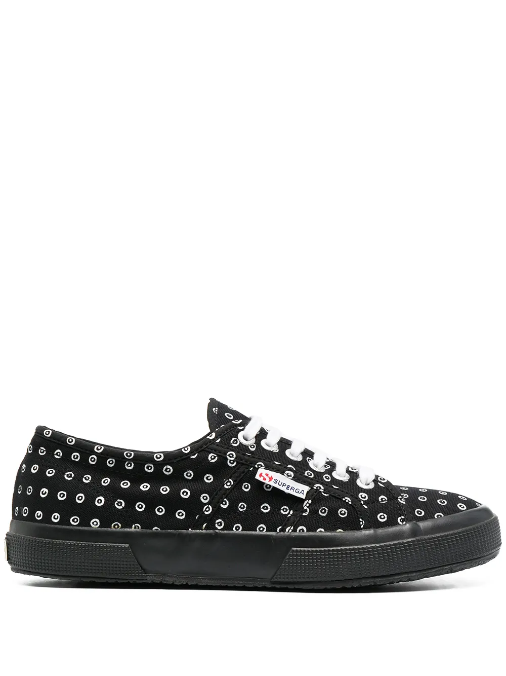 10 CORSO COMO x Superga Sneakers mit Logo-Print – Schwarz (CCSUPS009J40915)