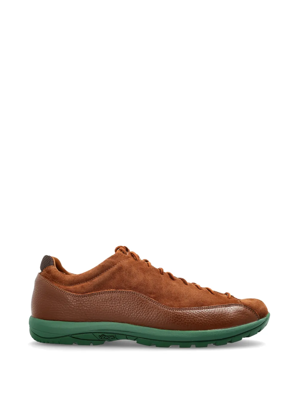 Diemme Bardolino sneakers met vlakken en kant – Bruin (DI26SPAMMM04X070)