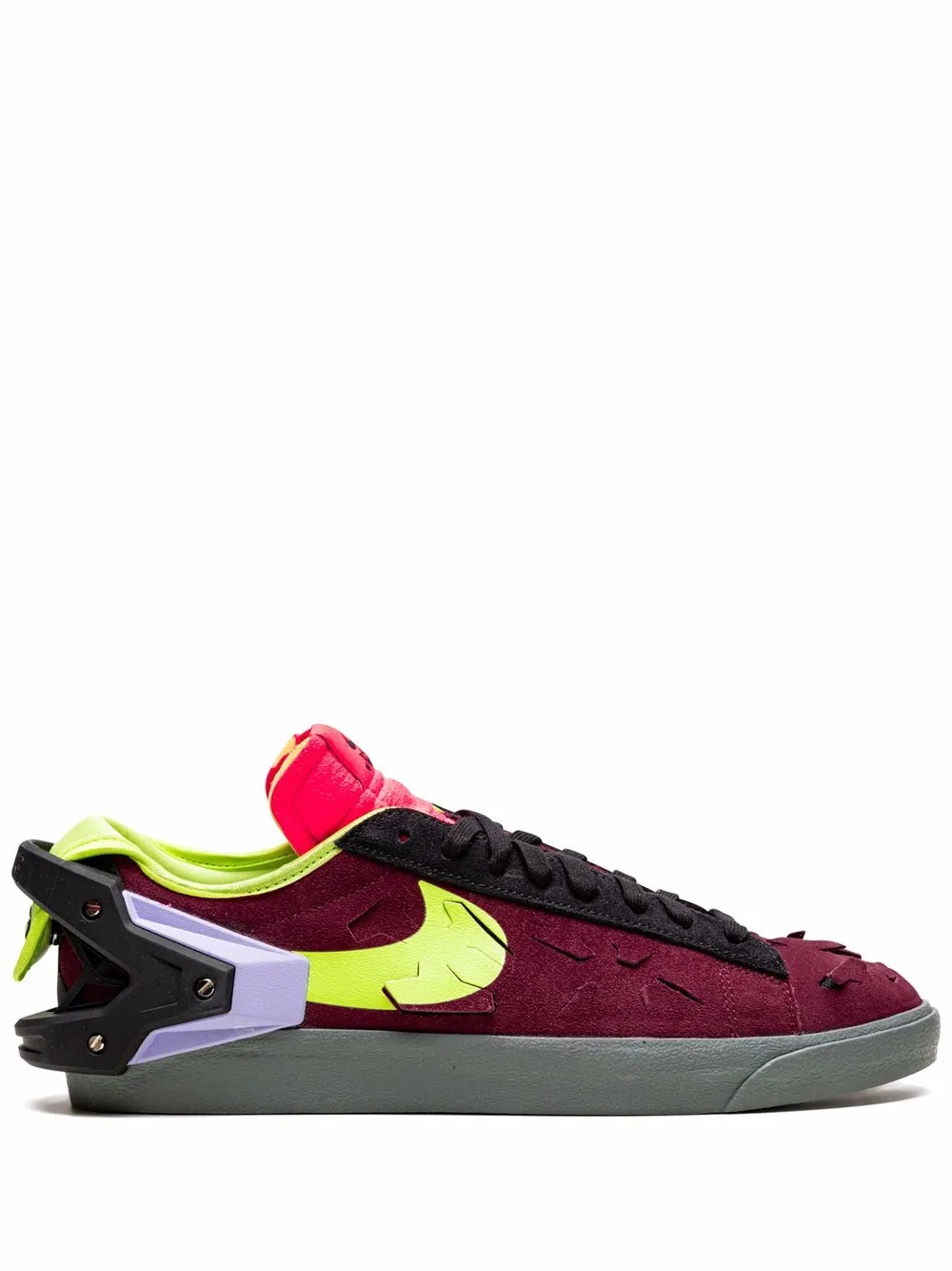 Nike x Acronym Blazer Low Night Maroon sneakers – Rood (DN2067)