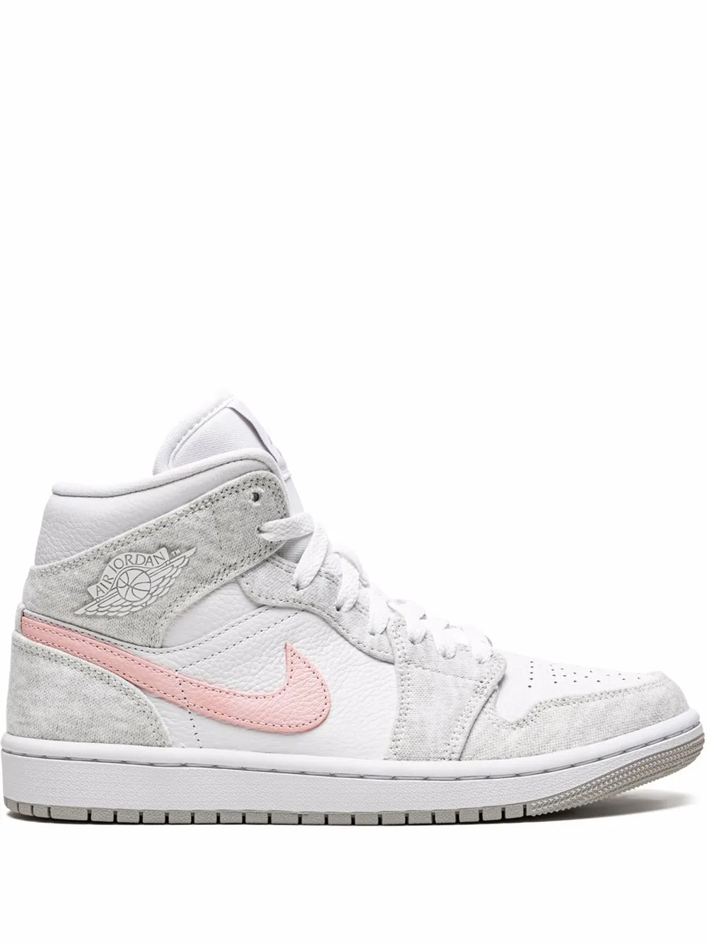 Jordan Air Jordan 1 Mid SE Heather Grey/Pink sneakers – Wit (DN4045)