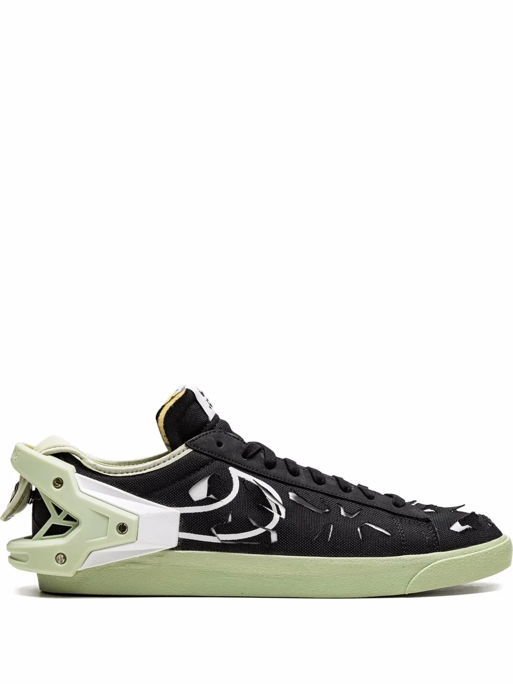 Nike x Acronym Blazer Low Black / Olive Aura Sneakers – Schwarz (DO9373)