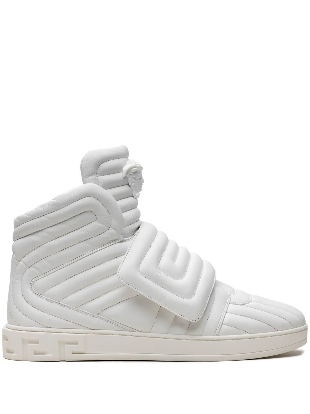 Versace Gewatteerde high-top White sneakers – Wit (DSU6171DNAXG)