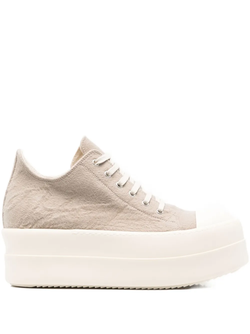 Rick Owens DRKSHDW Sneakers met plateauzool – Beige (DU02E7832BMO)