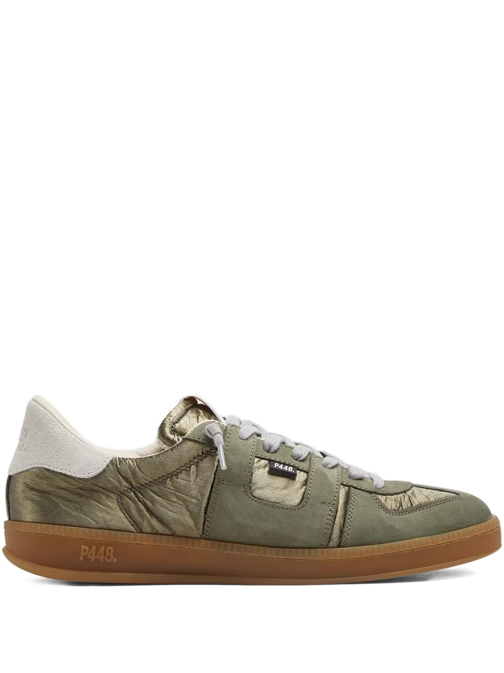 P448 Monza Sneakers mit Einsätzen – Grün (F25MONZA75W)