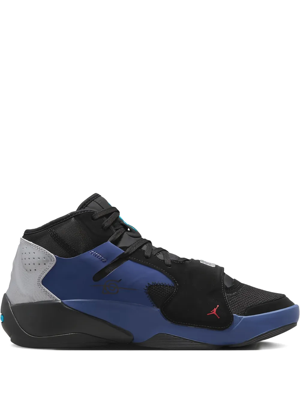 Jordan x Naruto Zion 2 SP Naruto vs. Sasuke – 087 Black/Yellow Strike Sneakers – Schwarz (FB1628)