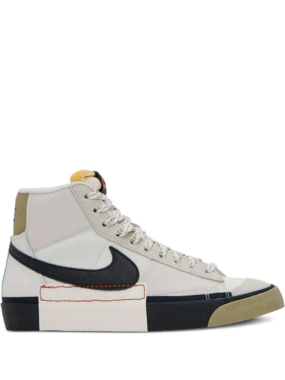 Nike Blazer Mid Pro Club Sail/Black/Olive Sneakers – Weiß (FB8891)