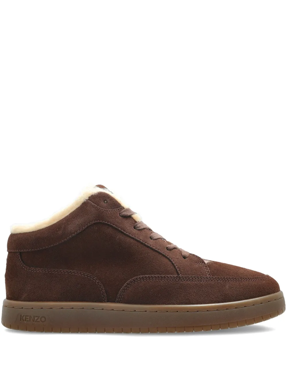 Kenzo Sneakers met afwerking van bont – Bruin (FF65SN062L58)