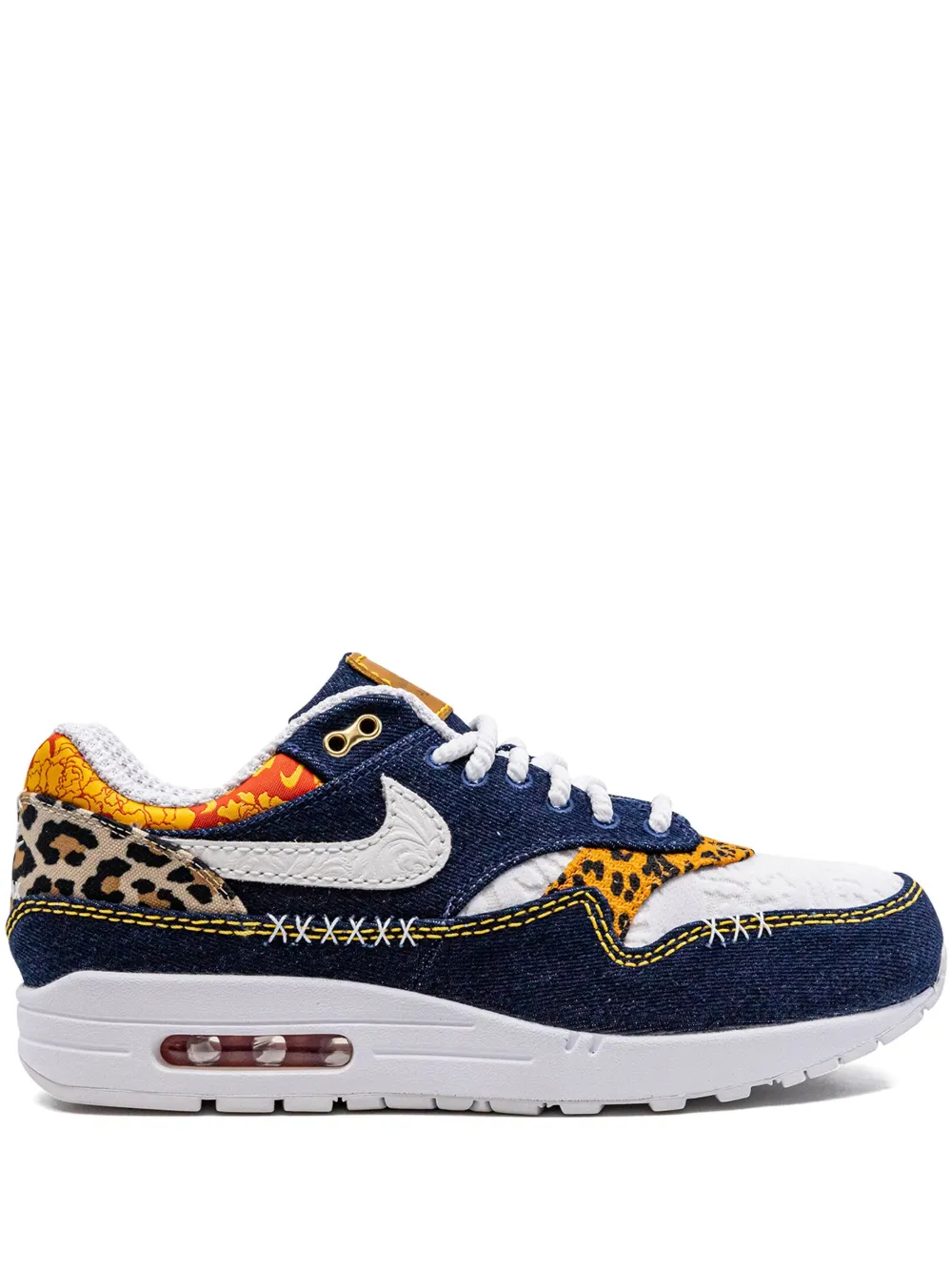 Nike Air Max 1 PRM Denim Leopard Sneakers – Blau (FJ4452)