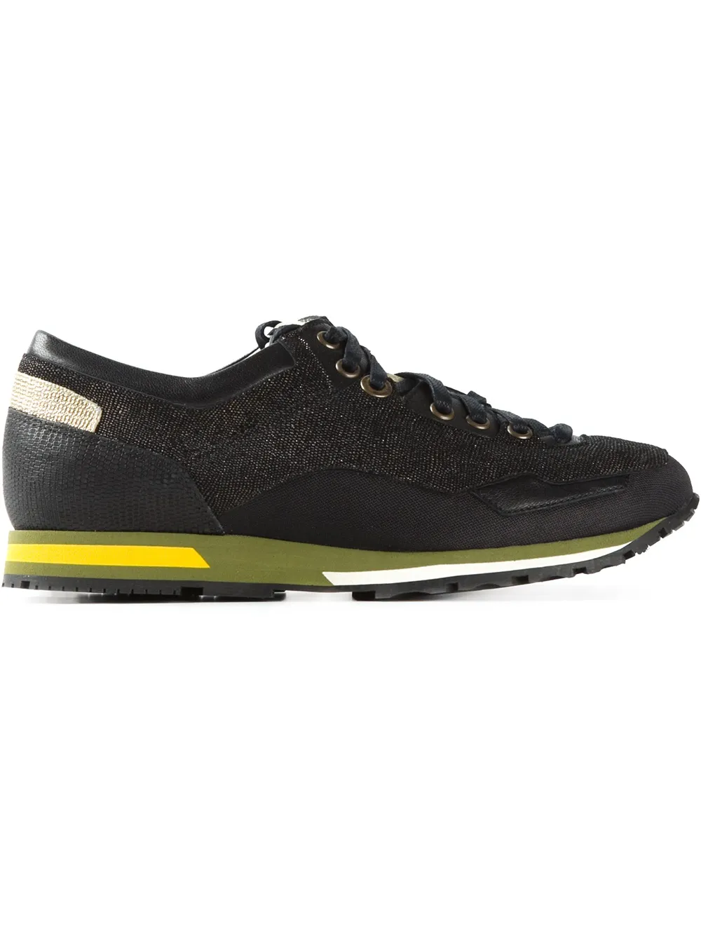 Lanvin Sneakers mit Giltzerapplikationen – Schwarz (FWSKBD1BTOMEE15)