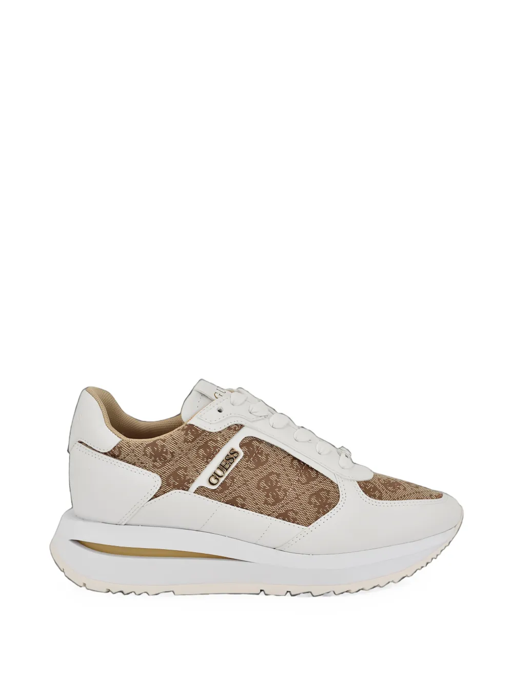 GUESS USA logo-print panelled sneakers – Weiß (GWENERGY3)