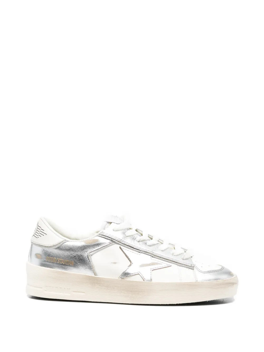 Golden Goose Stardan gelamineerde sneakers – Wit (GWF00333F007268)