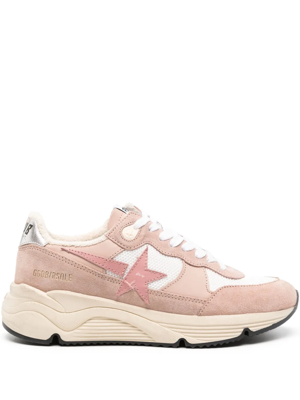 Golden Goose Running Sole Sneakers mit Einsätzen – Rosa (GWF00670F005278)