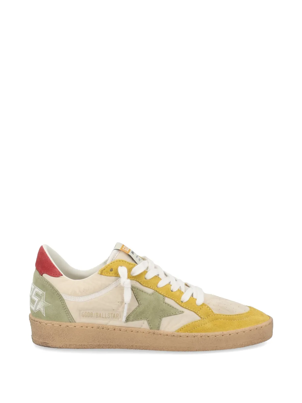 Golden Goose Ballstar sneakers met applicatie – Beige (GWF00746F008148)