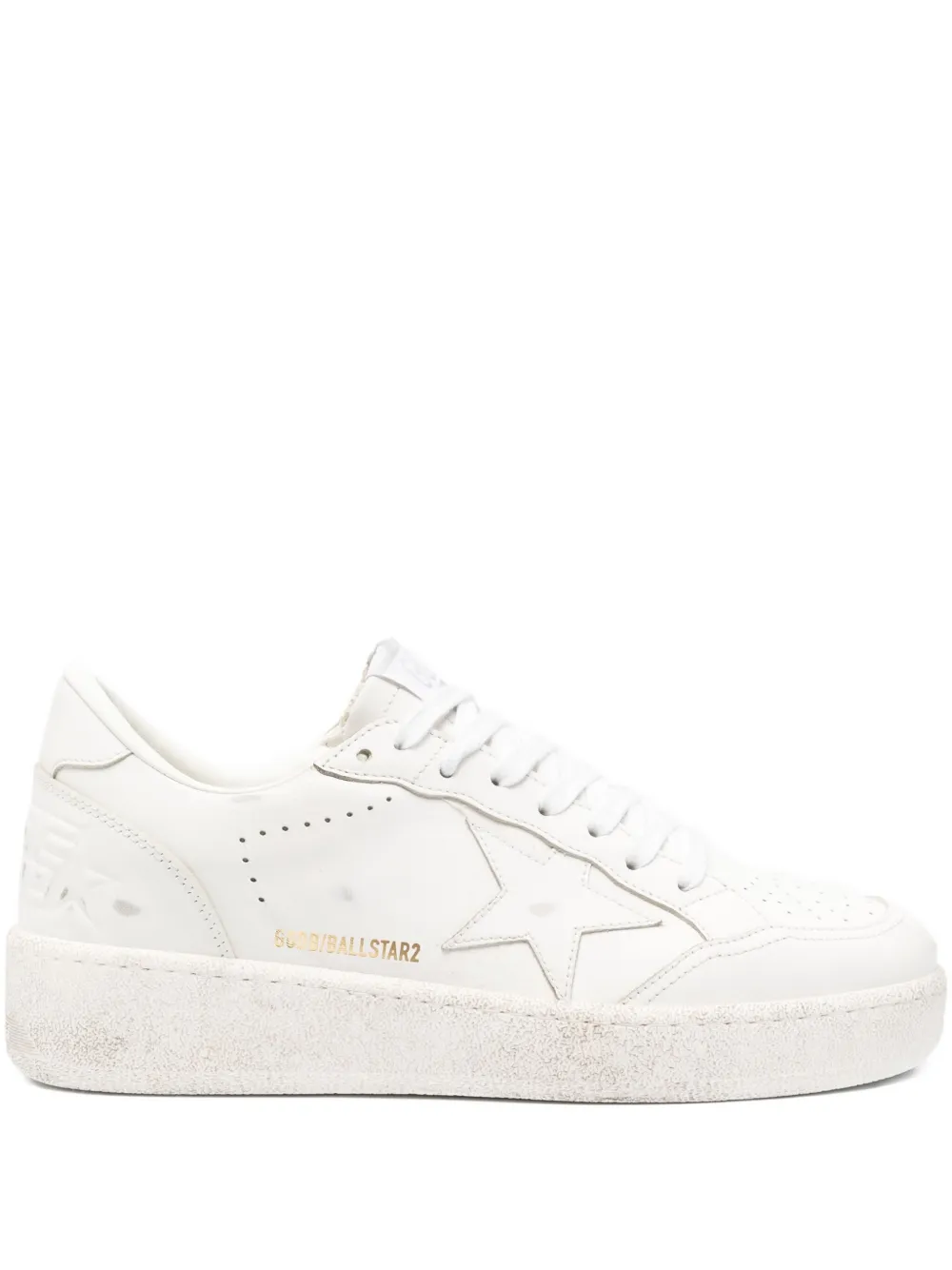 Golden Goose Ball Star leren sneakers – Wit (GWF00804F007322)