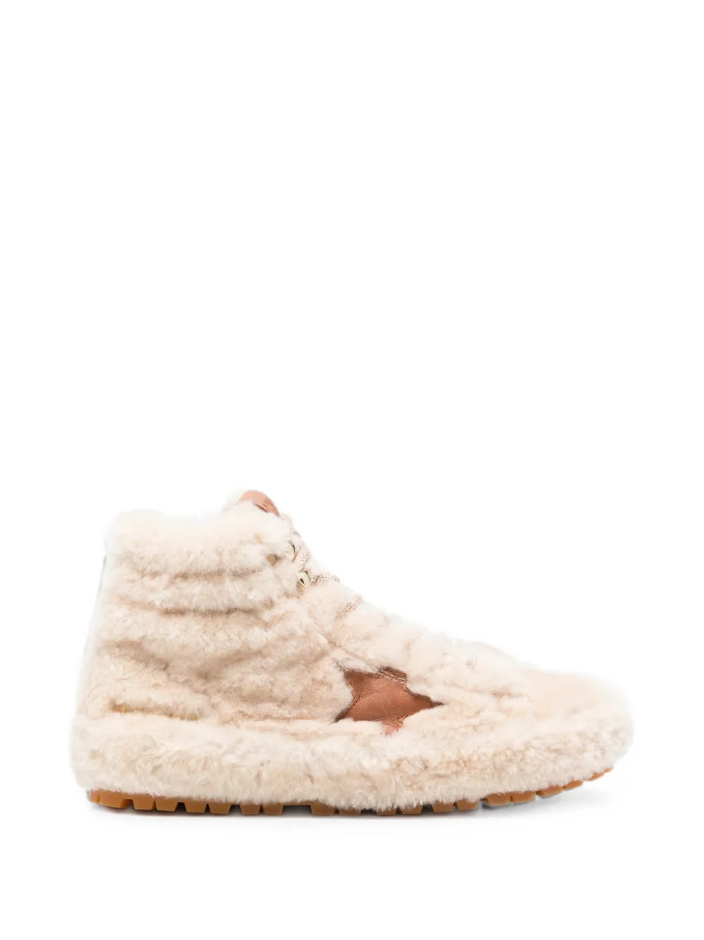 Golden Goose Francy lammy sneakers – Beige (GWF01009F007864)