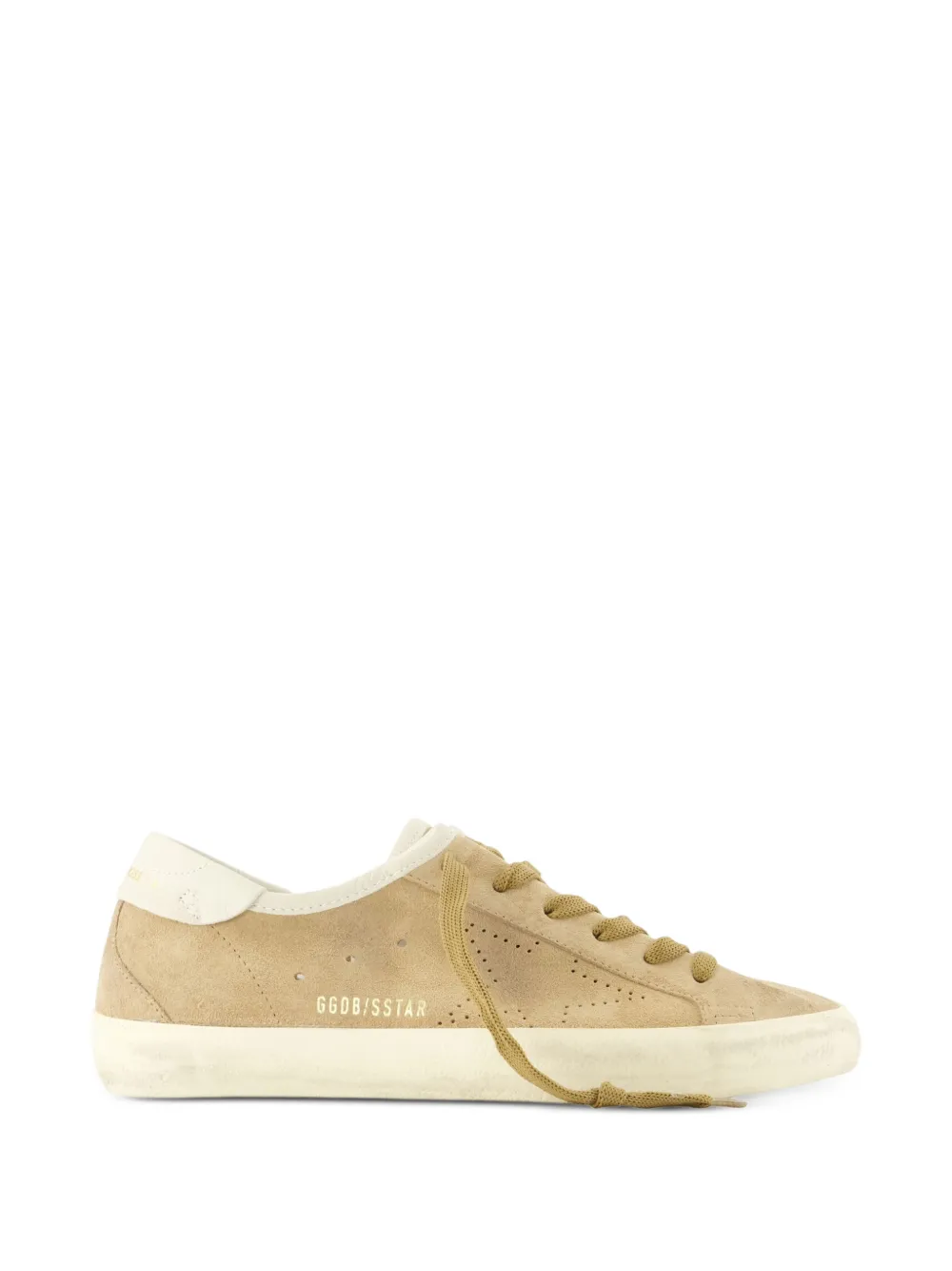 Golden Goose Super-Star Sneakers aus Wildleder – Nude (GWF01077F008593)