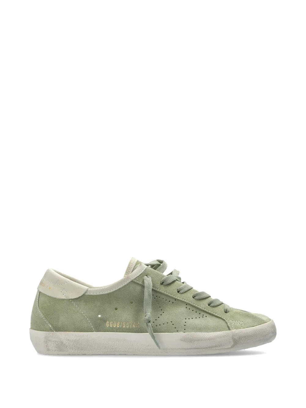 Golden Goose Super-Star Sneakers aus Wildleder – Grün (GWF01077F008600)