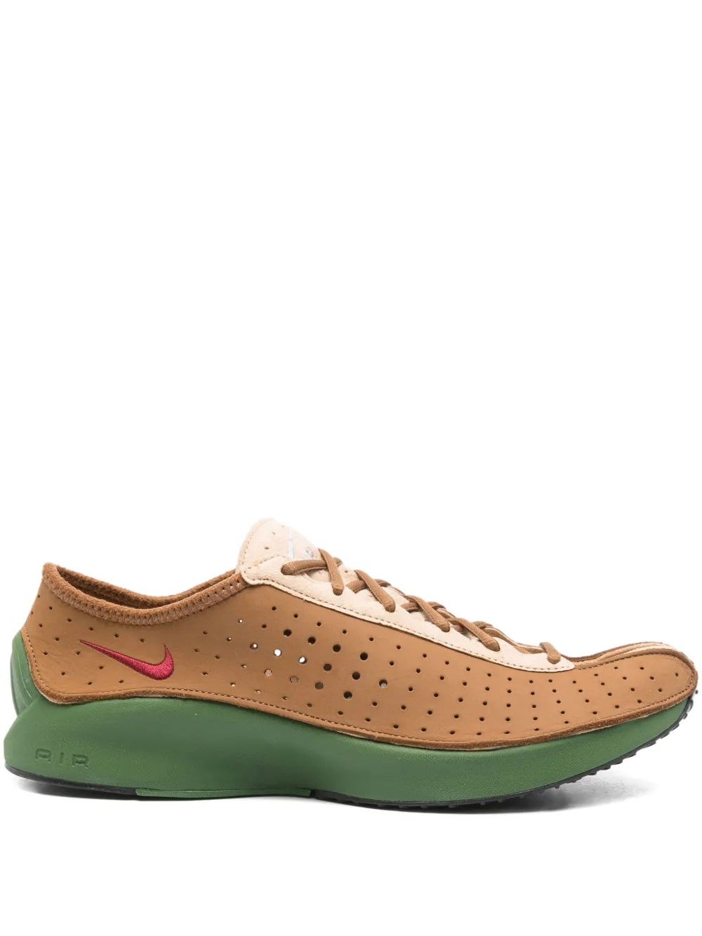Nike Air Superfly leren sneakers met geperforeerde details – Bruin (HQ7955)
