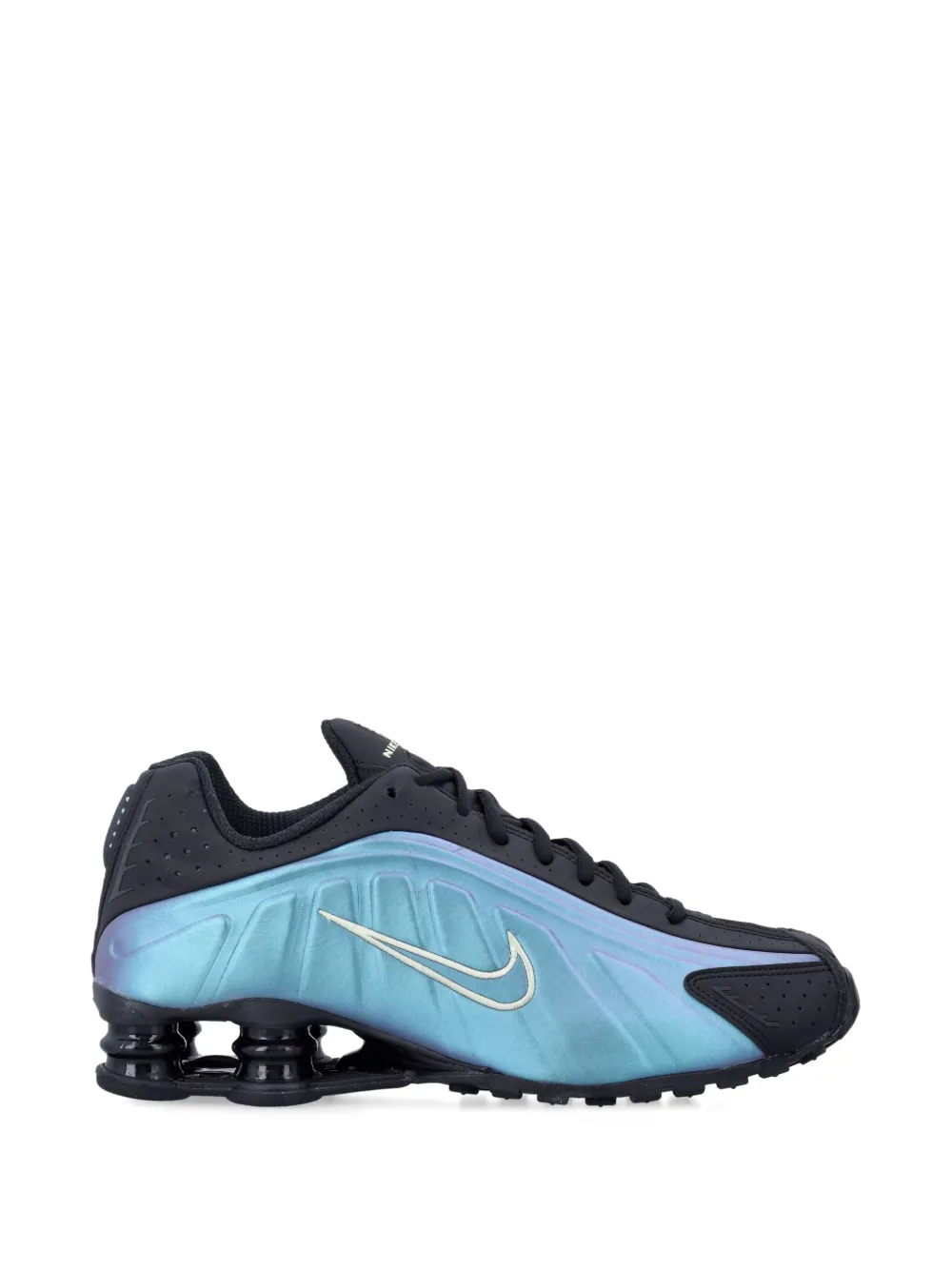 Nike Shox R4 sneakers met geperforeerd detail – Blauw (IF4849)