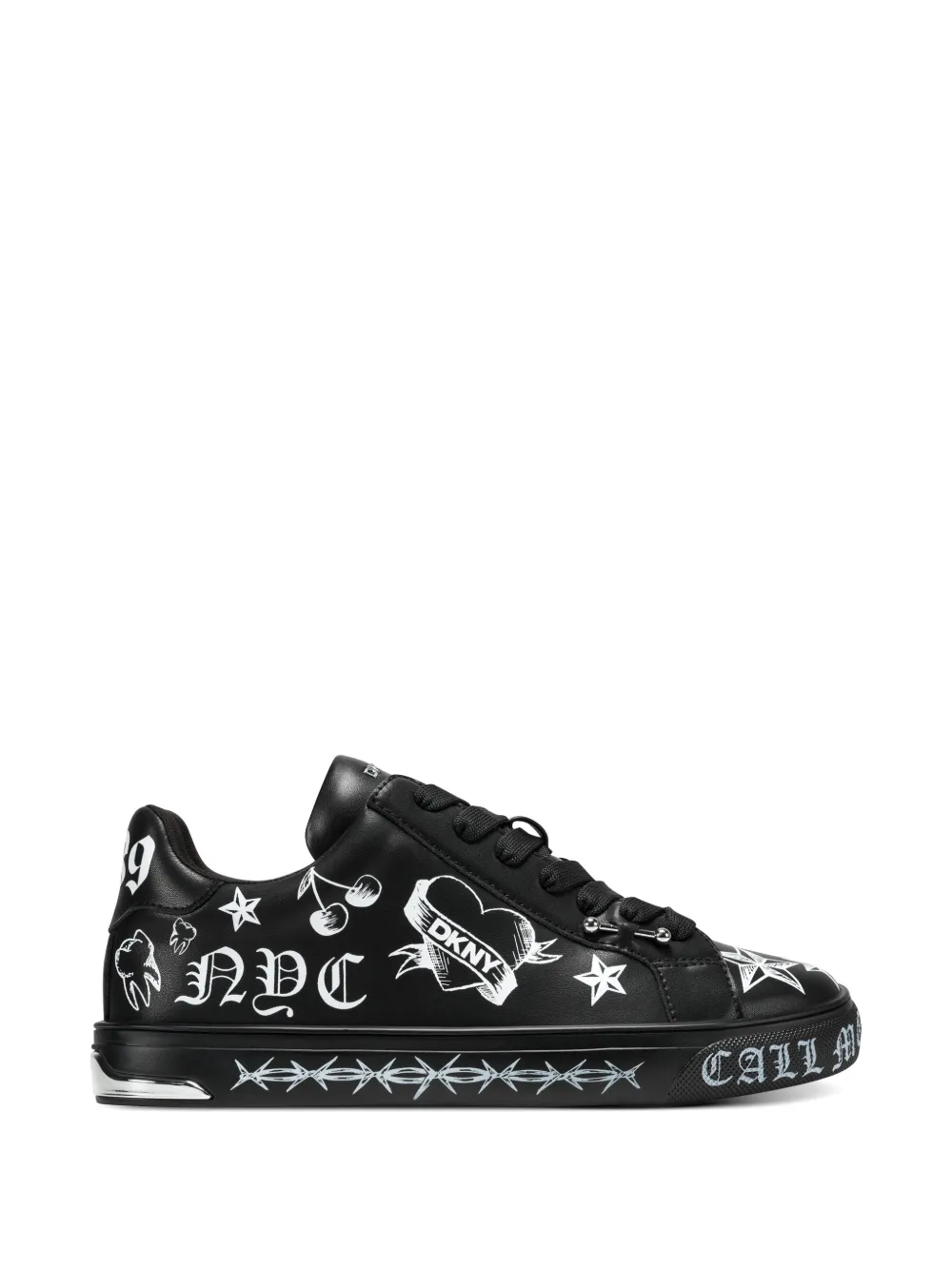 DKNY Abeni Tattoo Sneakers – Schwarz (K1625442005)