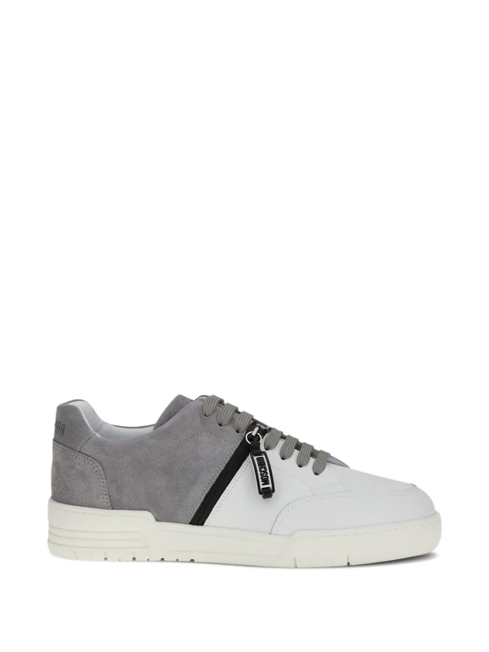 Moschino Sneakers mit Reißverschlussdetail – Weiß (MB15244G0OGFA)
