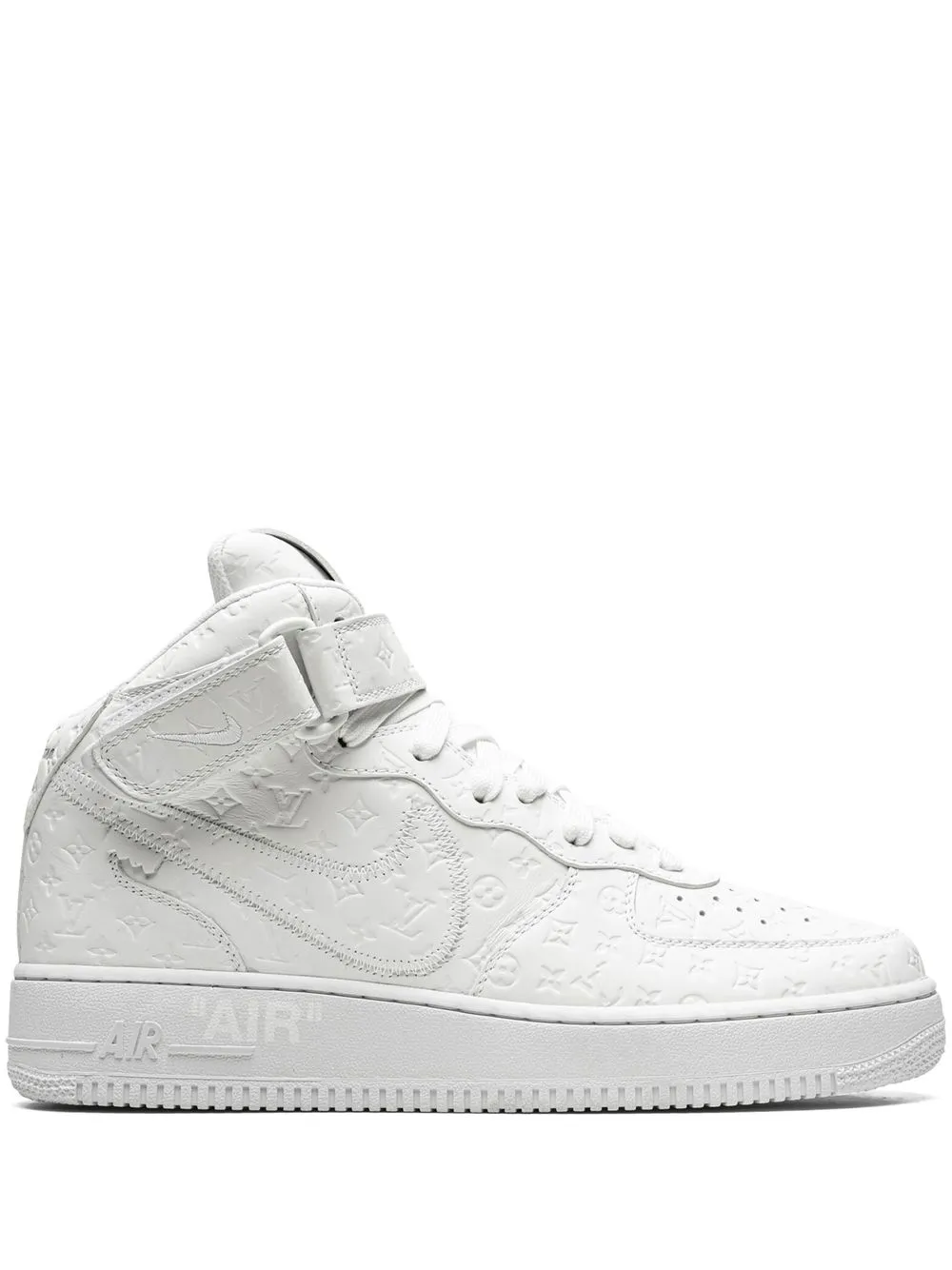Nike x Louis Vuitton Air Force 1 Mid Sneakers – Weiß (MS0222)