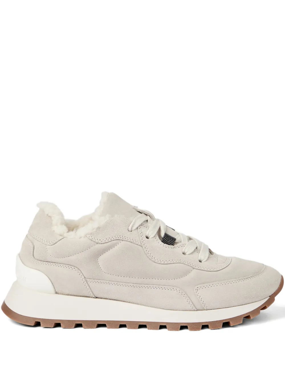 Brunello Cucinelli Sneakers mit Monili-Detail – Grau (MZSFG3092C9593)
