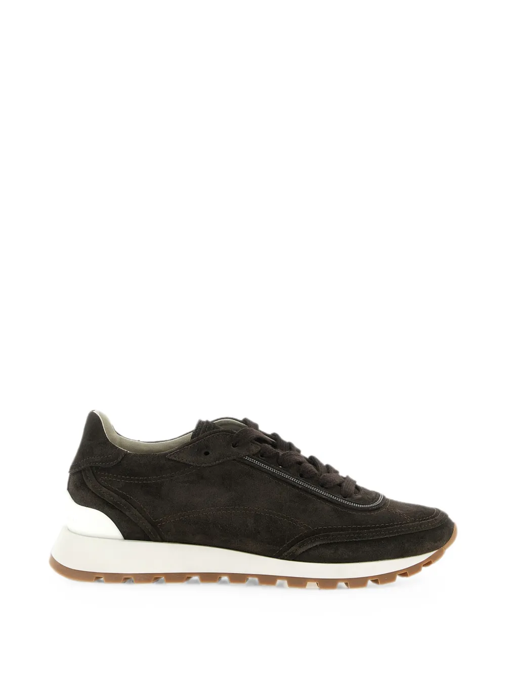 Brunello Cucinelli Gestreifte Monili Sneakers – Braun (MZSFG3318C9795)