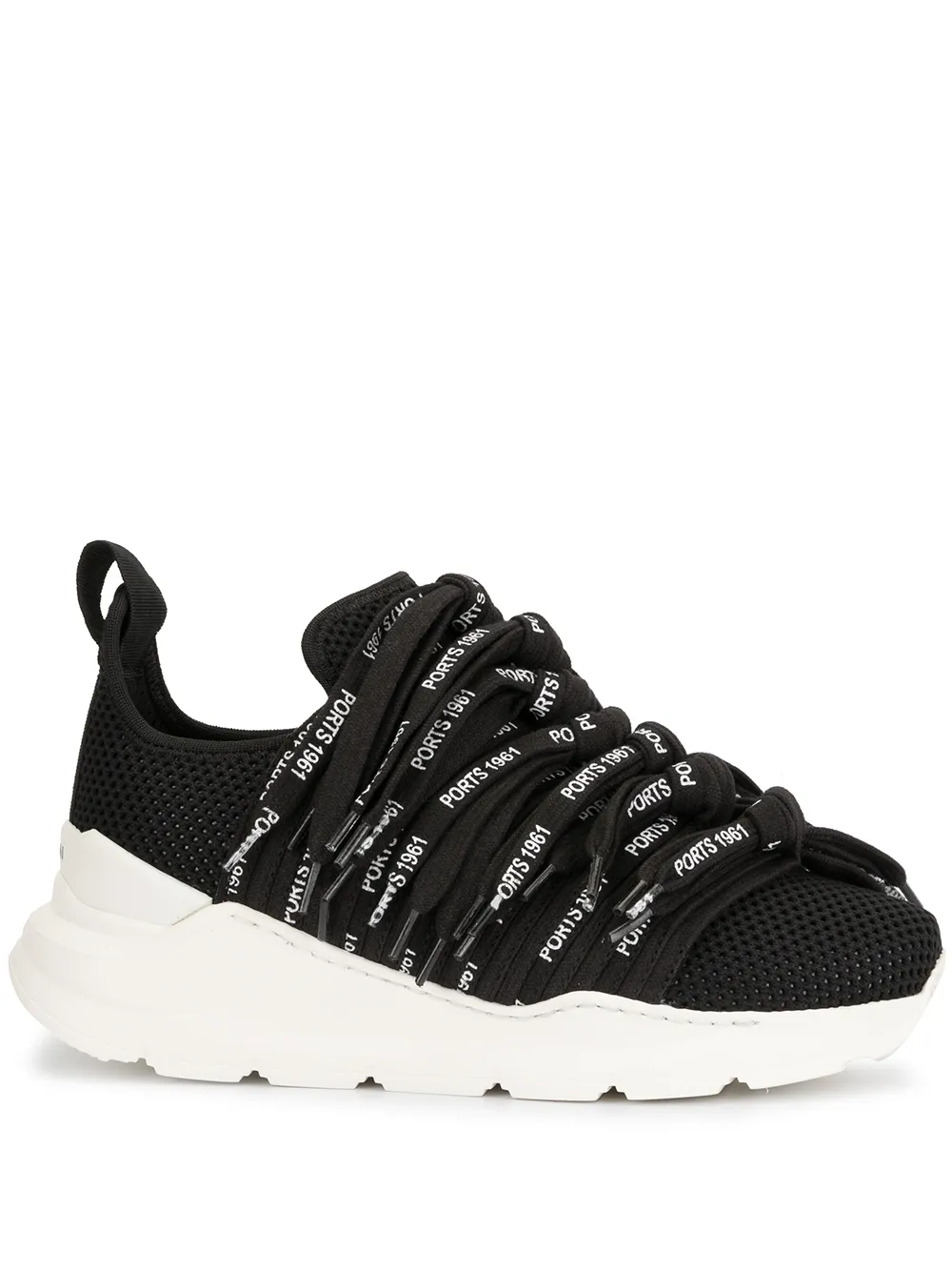 Ports 1961 ‘Lace42’ Sneakers – Schwarz (PW219ZSN11FPLU313)