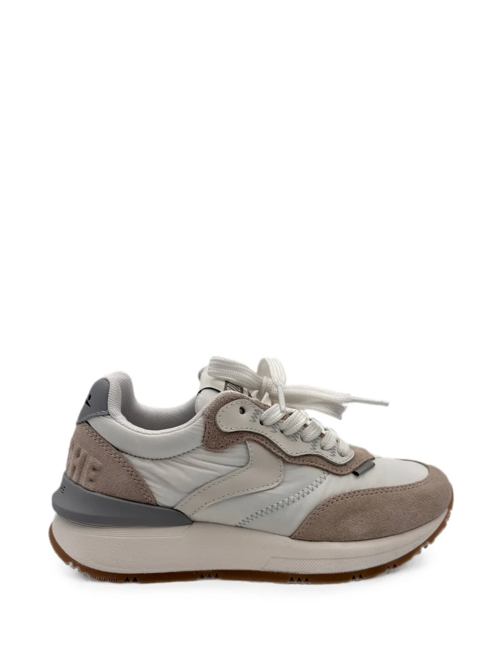 Voile Blanche Qwark Hype sneakers met vlakken – Wit (QWARKSUEDE)