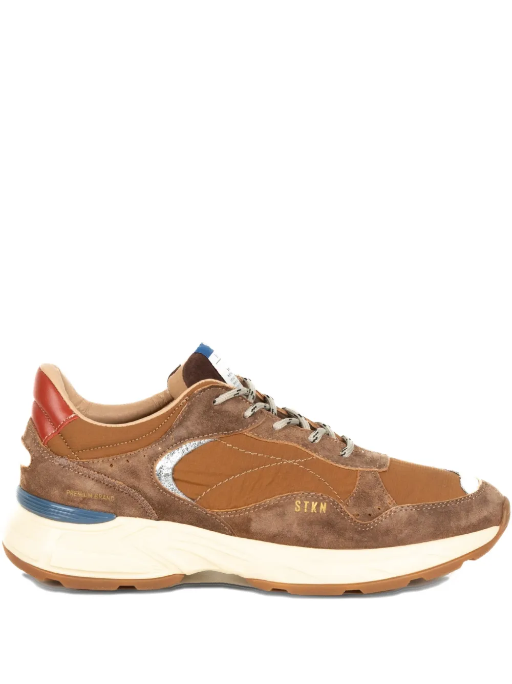 Stokton Reverse Sneakers mit Einsätzen – Braun (REVERSENEWAGETOBACCO)