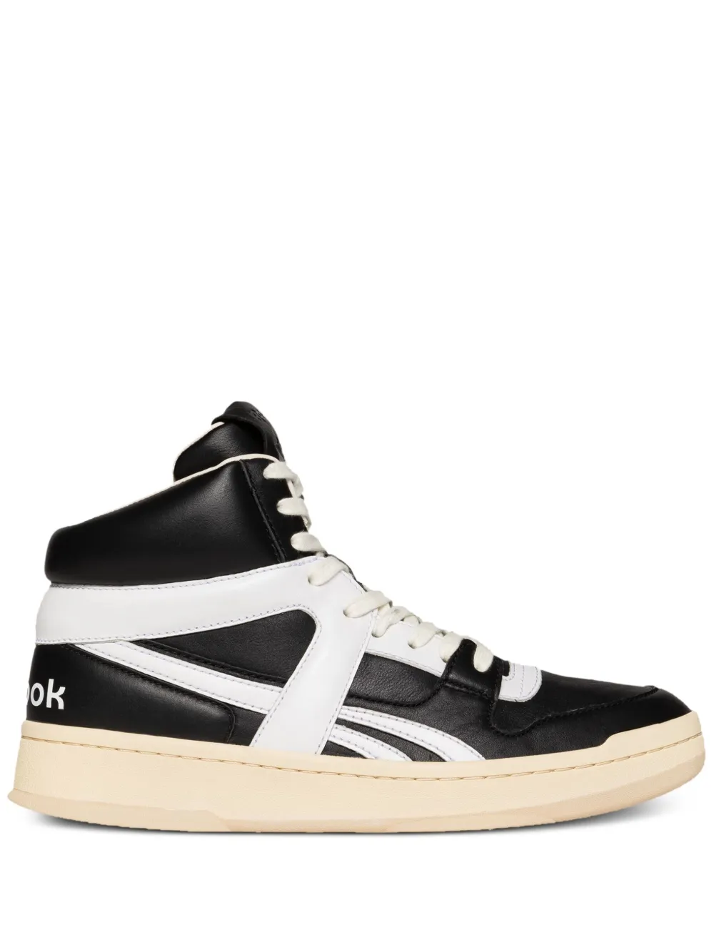 Reebok LTD Leren sneakers met logopatch – Zwart (RMIA04AC99LEA0041001)