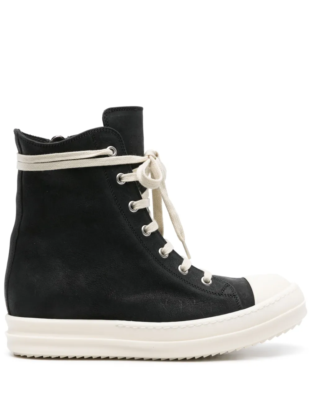 Rick Owens Lido High-Top-Sneakers aus Leder – Schwarz (RP01D2890LOO)