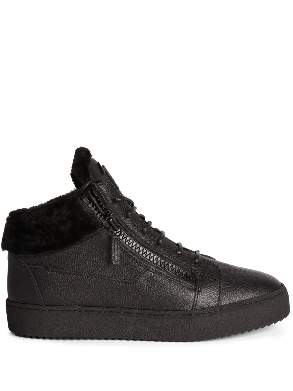 Giuseppe Zanotti Kriss Winter mid-top sneakers – Zwart (RU20003001)