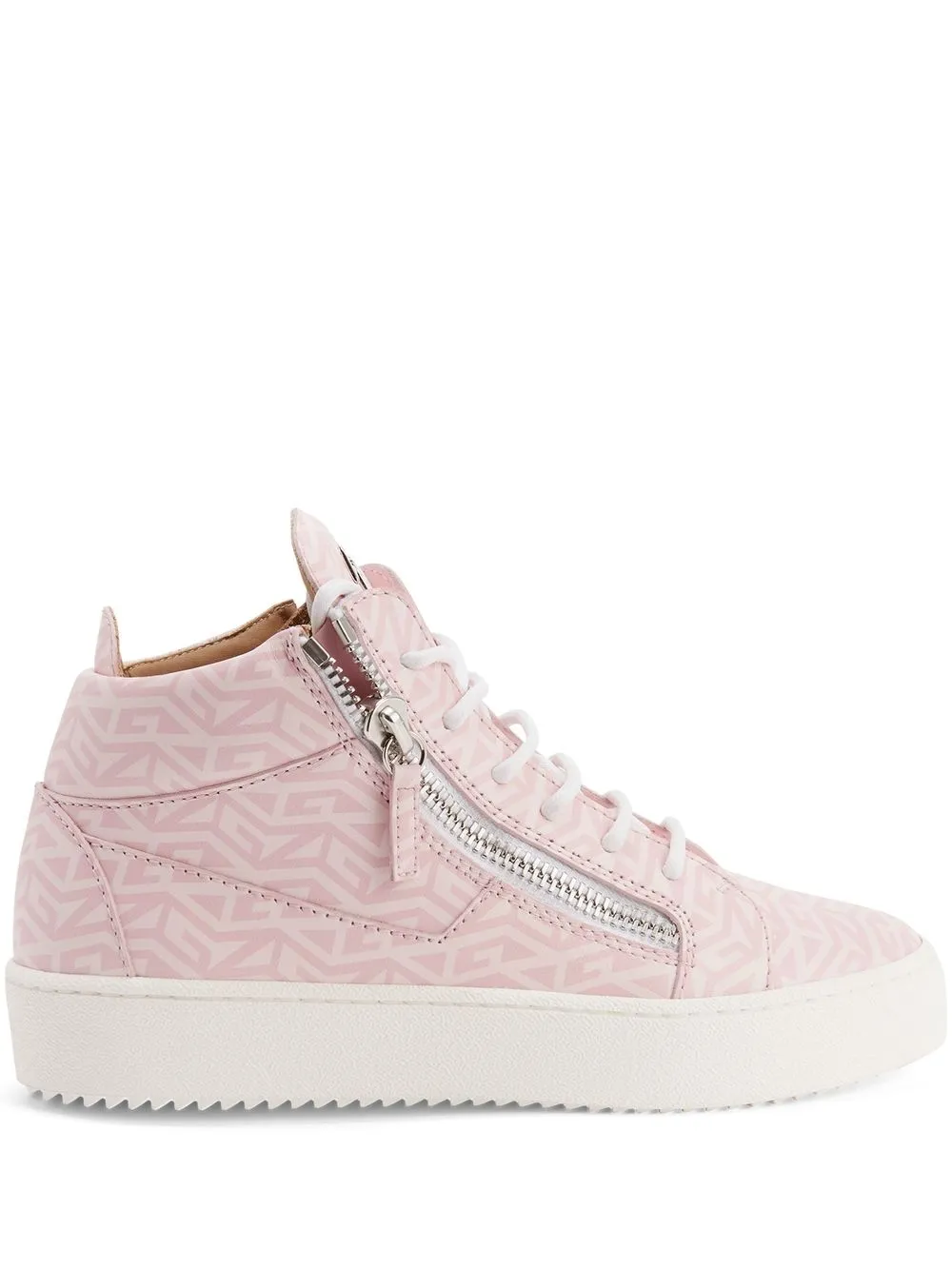 Giuseppe Zanotti Kriss Sneakers mit Monogramm – Rosa (RW20033001)
