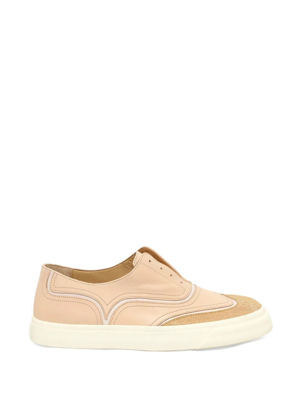 Giuseppe Zanotti crystal-embellished sneakers – Beige (RW6035002)